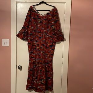 This is an African print free fish tail gown. Brand new.